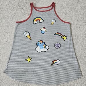 My Little Pony Girl's Striped Tank Top Size XL 14/16